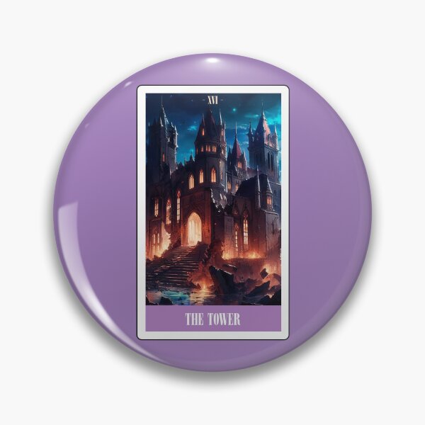 Item preview, the tower - swiftie tarot card designed and sold by sadieillust.