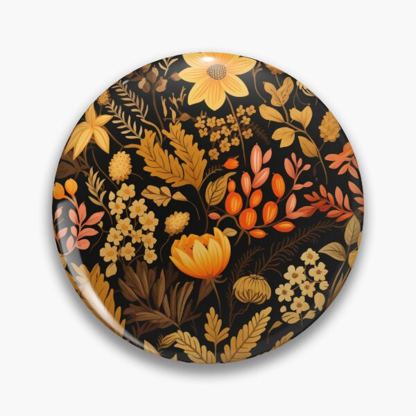 Item preview, Autumn bouquet of leaves and flowers, fantastic, colorful tile, pattern designed and sold by LuckyFamily.