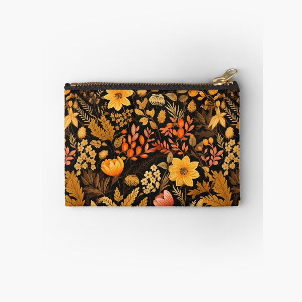 Item preview, Autumn bouquet of leaves and flowers, fantastic, colorful tile, pattern designed and sold by LuckyFamily.