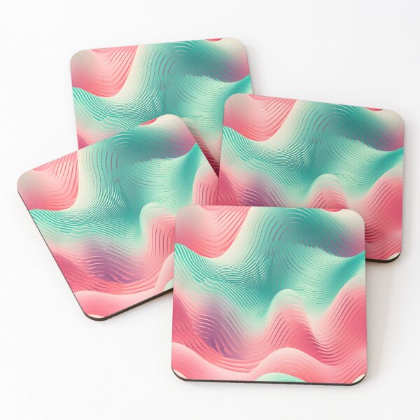 Item preview, Pastel Rhythms: Harmonious Wave Abstract designed and sold by VectorPlace.