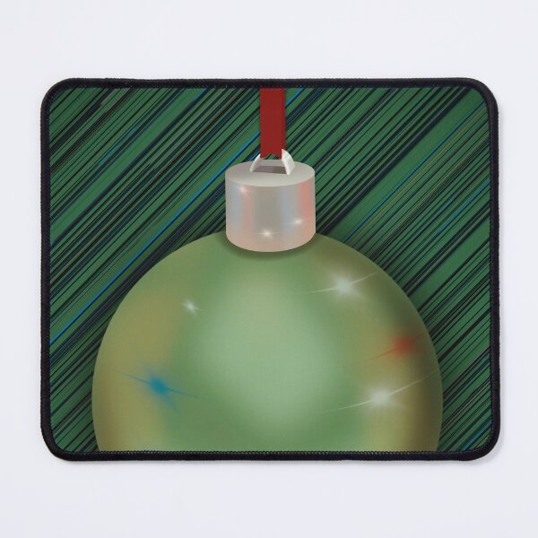 Item preview, Green Glass Christmas Ball designed and sold by Wayne Young Arts.