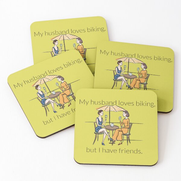 Item preview, my husband loves biking designed and sold by hitNmiss.