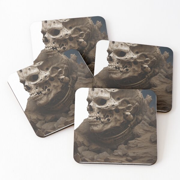 Item preview, Horror skull Ephemeral Echoes: Another One Bites the Dust designed and sold by Ashish66K.
