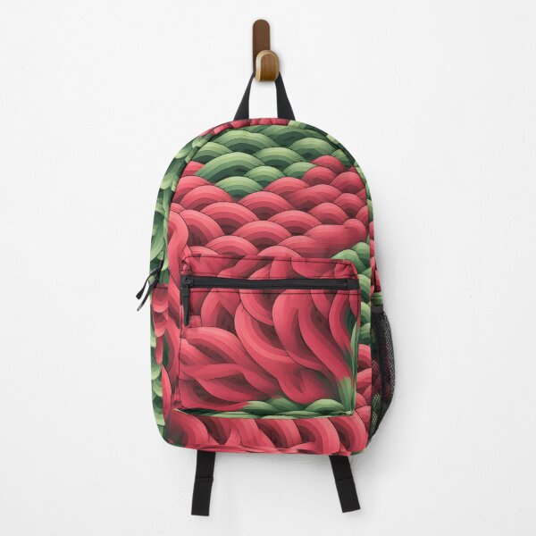 Item preview, Vibrant Twisted Textures: Red and Green Waves designed and sold by VectorPlace.
