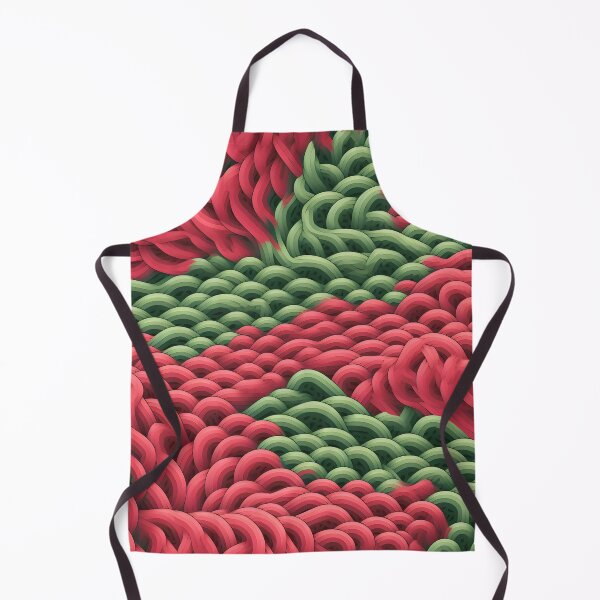 Item preview, Vibrant Twisted Textures: Red and Green Waves designed and sold by VectorPlace.