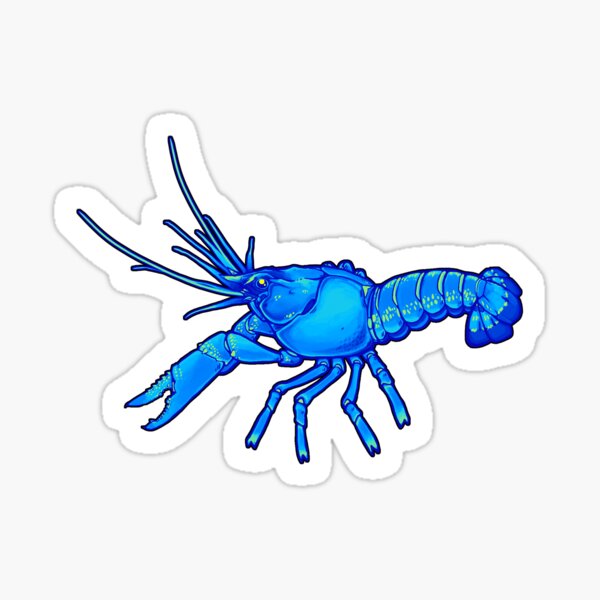 electric blue Sticker