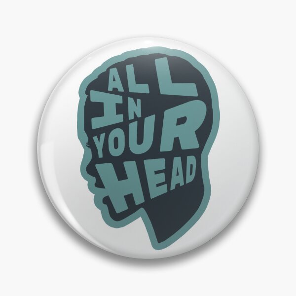 Item preview, It's all in your head. Blue designed and sold by Perke8.