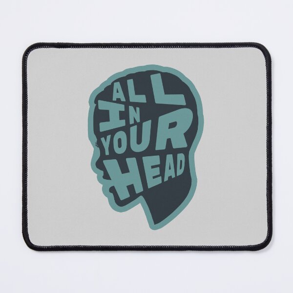 Item preview, It's all in your head. Blue designed and sold by Perke8.