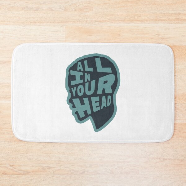 Item preview, It's all in your head. Blue designed and sold by Perke8.