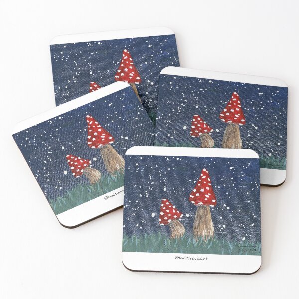 Item preview, Mushrooms at Night designed and sold by Kristijan Mitrovic.