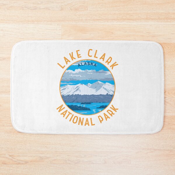 Item preview, Lake Clark National Park Retro Distressed Circle designed and sold by KrisSidDesigns.