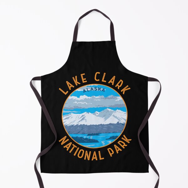 Item preview, Lake Clark National Park Retro Distressed Circle designed and sold by KrisSidDesigns.
