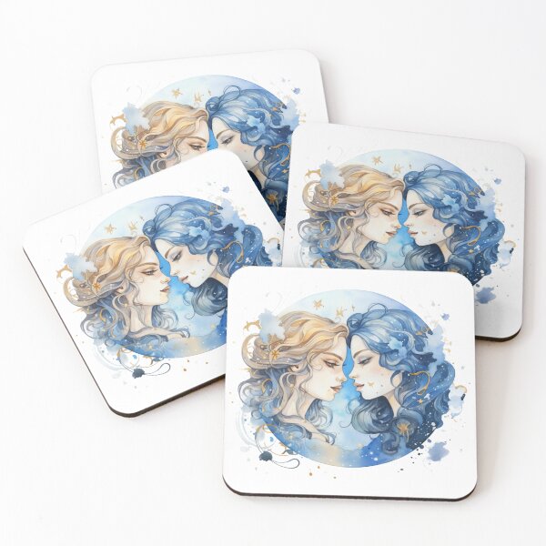 Item preview, Gemini Zodiac astrology symbol designed and sold by Margival.