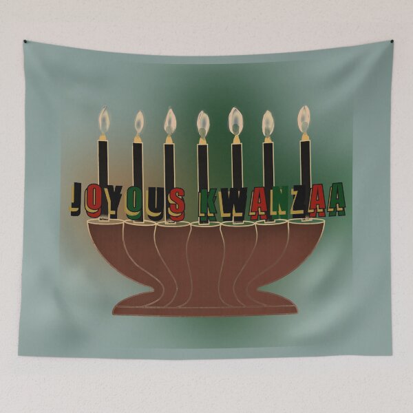 Item preview, Joyous Kwanzaa candles - Nguzo Saba designed and sold by CecilesteesToo.