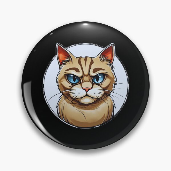 Item preview, Angry Cat Looking you Straight in the Eye designed and sold by Aquillashop.