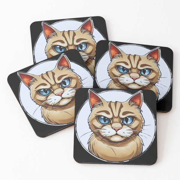 Item preview, Angry Cat Looking you Straight in the Eye designed and sold by Aquillashop.