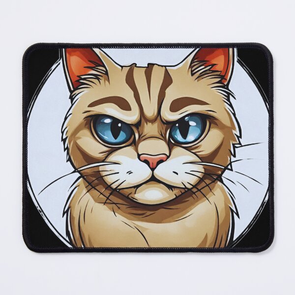 Item preview, Angry Cat Looking you Straight in the Eye designed and sold by Aquillashop.