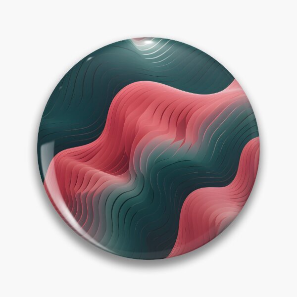 Item preview, Crimson Waves: Red and Teal Abstract Layers designed and sold by VectorPlace.
