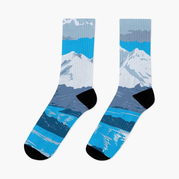 Item preview, Lake Clark National Park Illustration Travel Art Vintage designed and sold by KrisSidDesigns.
