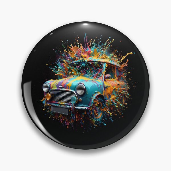 Item preview, Mini Car Paint Splat Art designed and sold by fatbanana.