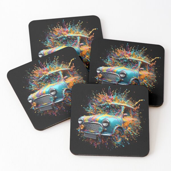 Item preview, Mini Car Paint Splat Art designed and sold by fatbanana.