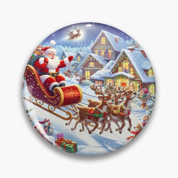 Item preview, Santa Claus rushes with gifts - Funny designed and sold by Amazing States of America.