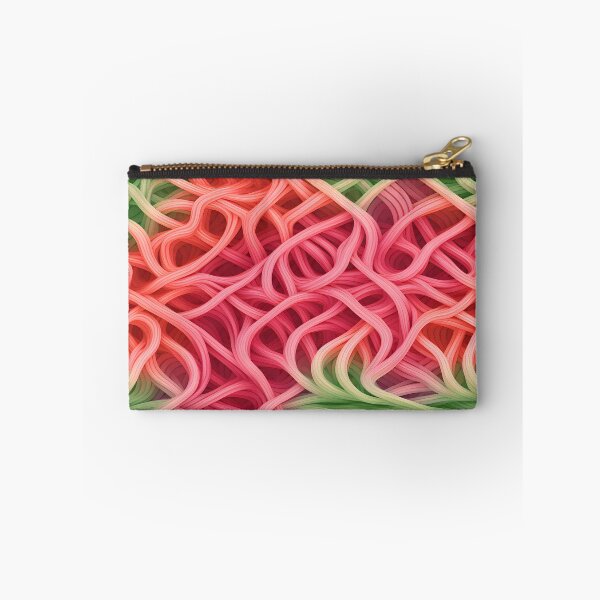 Item preview, Entwined Elegance: Pink and Green Abstract Weave designed and sold by VectorPlace.