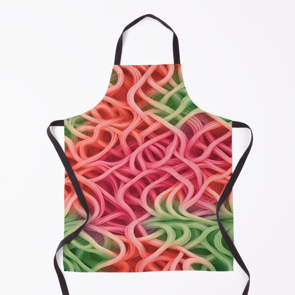 Item preview, Entwined Elegance: Pink and Green Abstract Weave designed and sold by VectorPlace.
