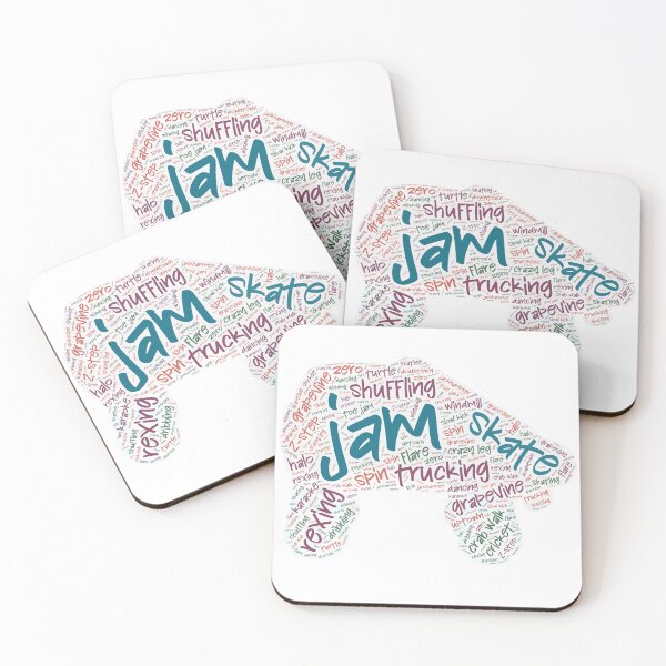 Item preview, Jam Skating Wordcloud for Lighter Backgrounds designed and sold by WordsYouLove.