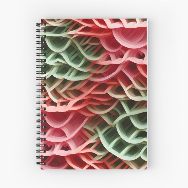 Item preview, Rosy Ribbons: Red and Green Abstract Weave designed and sold by VectorPlace.