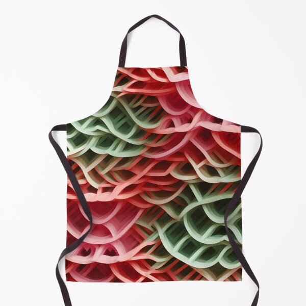 Item preview, Rosy Ribbons: Red and Green Abstract Weave designed and sold by VectorPlace.
