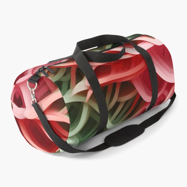Item preview, Rosy Ribbons: Red and Green Abstract Weave designed and sold by VectorPlace.