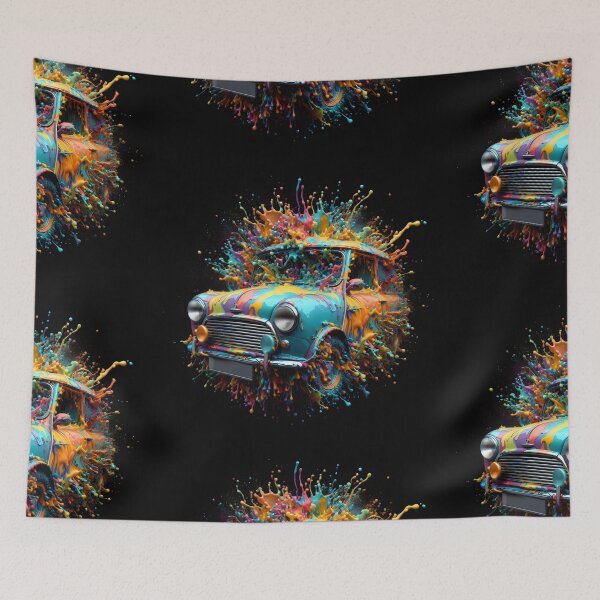 Item preview, Mini Car Paint Splat Art designed and sold by fatbanana.