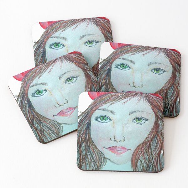 Item preview, Beautiful Girl Wearing  Red Hat designed and sold by CanDo20.