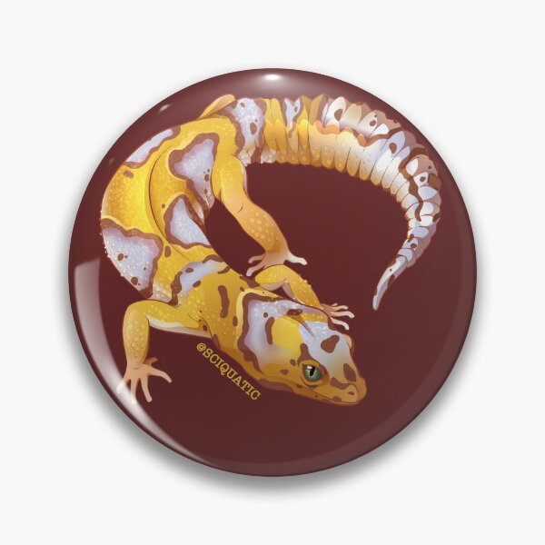 Item preview, Tangerine Jungle Leopard Gecko illustration by @Sciquatic designed and sold by Sciquatic-Arts.