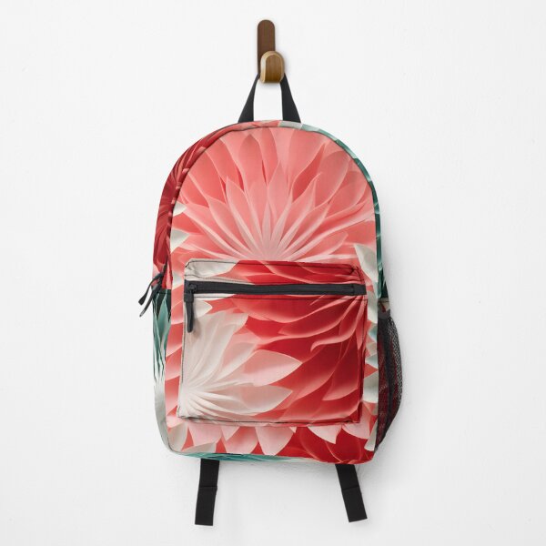 Item preview, Floral Whirl: Abstract Blossoms in Red and Green designed and sold by VectorPlace.