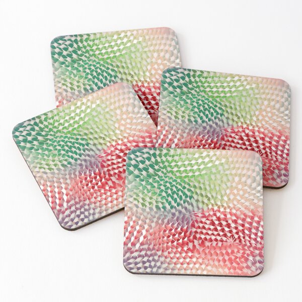 Item preview, Spectral Mosaic: Abstract Red-Green Gradient Pattern designed and sold by VectorPlace.