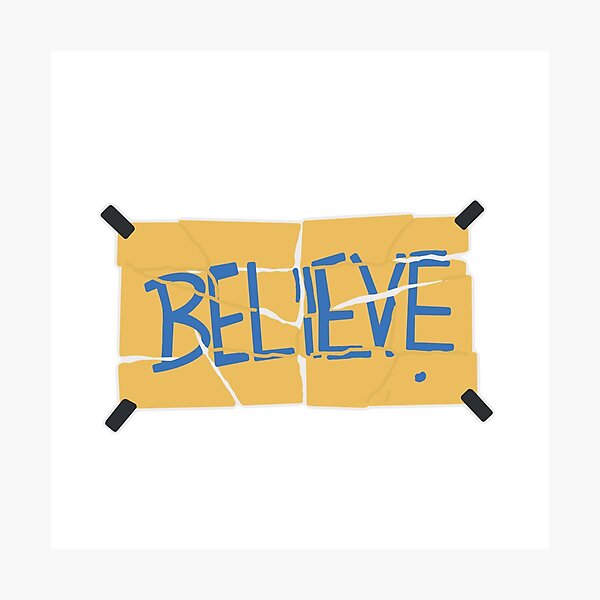 Item preview, Believe Sign designed and sold by maggiemartin34.