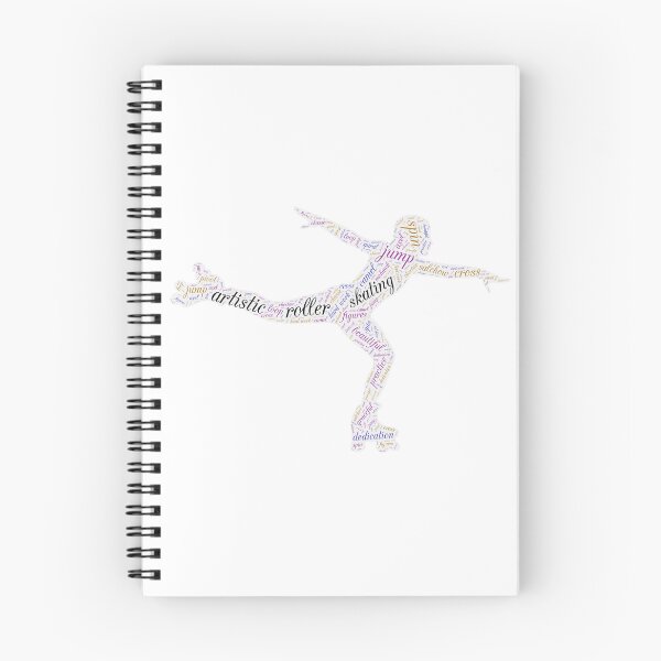 Item preview, Artistic Roller Skating Wordcloud for Lighter Backgrounds designed and sold by WordsYouLove.