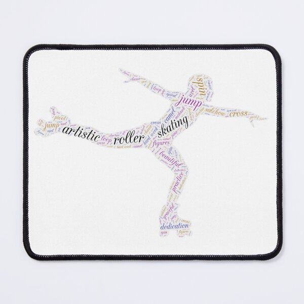 Item preview, Artistic Roller Skating Wordcloud for Lighter Backgrounds designed and sold by WordsYouLove.