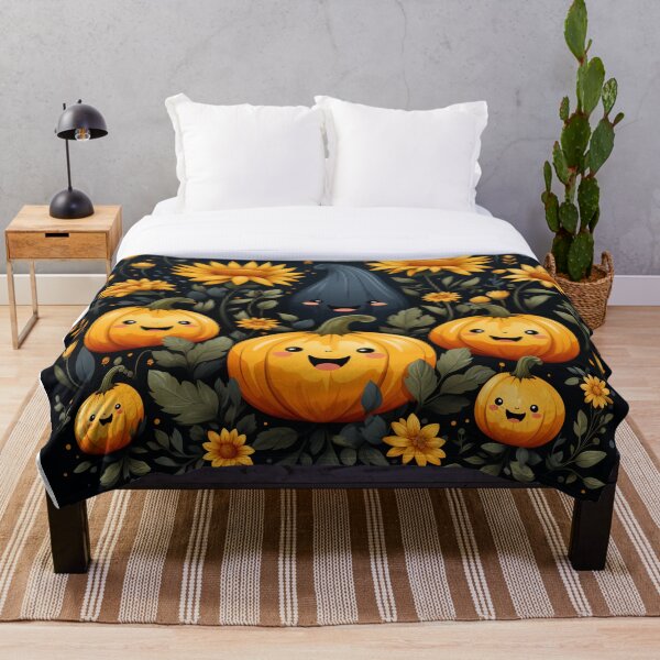 Item preview, Pumpkins and Flowers designed and sold by Rxquiem.