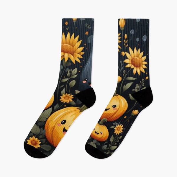 Item preview, Pumpkins and Flowers designed and sold by Rxquiem.