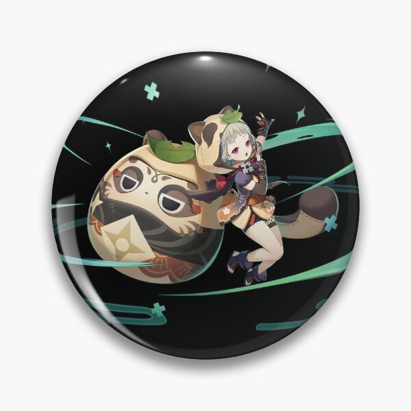Artikelvorschau, Genshin Impact – Sayu Offizieller Charakterwunsch – Gacha Splash Art entworfen und verkauft von Krimsy.