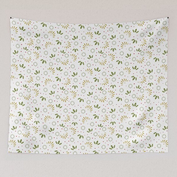 Item preview, Dotty Leaves - White designed and sold by JaselviiStudio.