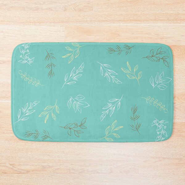 Item preview, Blue Leaves Pattern V2 designed and sold by MyMushroomGrove.