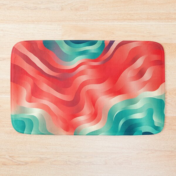 Item preview, Aqua Flame: Dynamic Red and Blue Abstract designed and sold by VectorPlace.