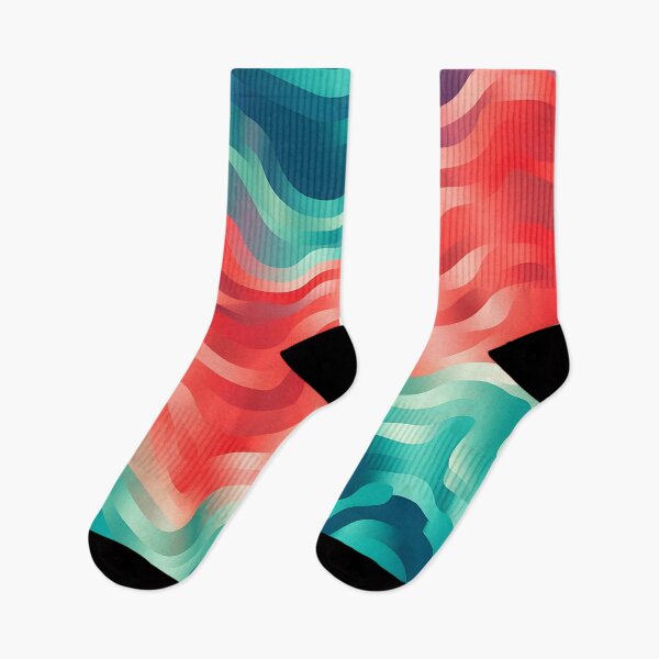 Item preview, Aqua Flame: Dynamic Red and Blue Abstract designed and sold by VectorPlace.