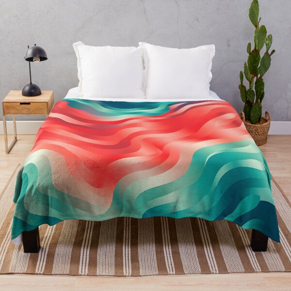 Item preview, Aqua Flame: Dynamic Red and Blue Abstract designed and sold by VectorPlace.