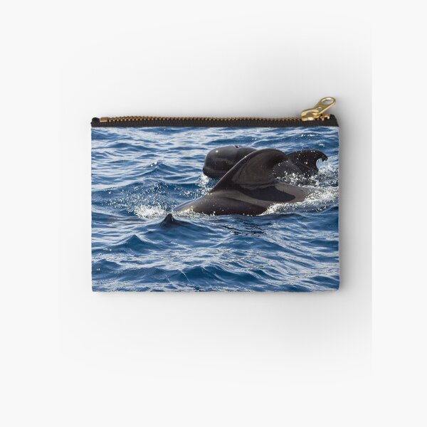 Item preview,  Female short-finned pilot whale, Globicephala macrorhynchus, with a calf designed and sold by Zosimus.