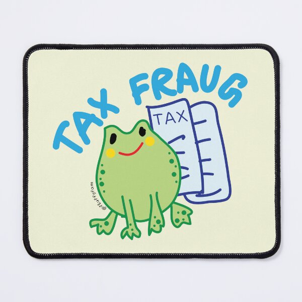 Item preview, Funny cute tax fraud frog pun designed and sold by fluffyfamcraft.
